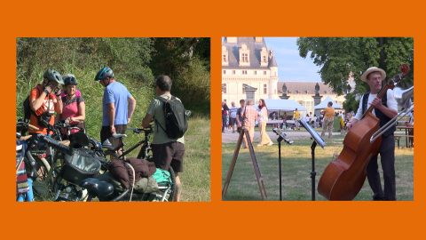 500 randonneurs en Brenne / Marché nocturne de Valençay