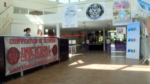 Derniers préparatifs du festival Ink'n'roll à Châteauroux