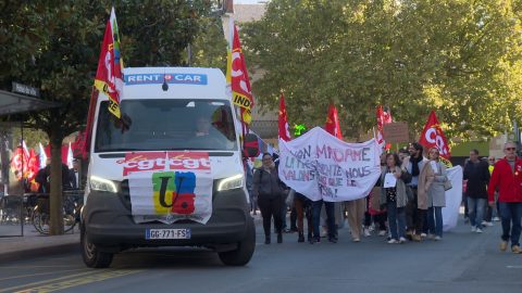 Une nouvelle manifestation moins suivie à Châteauroux