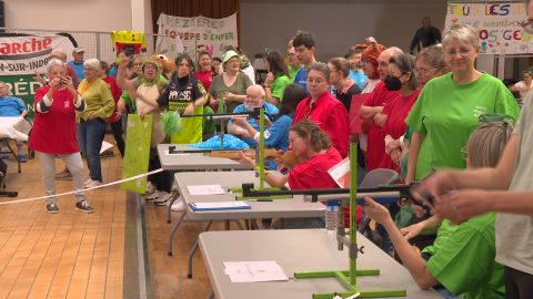 Un biathlon inter EHPAD à Châtillon-sur-Indre