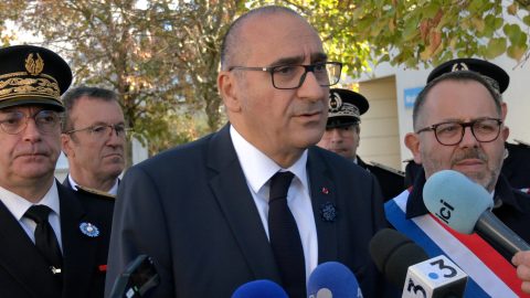 Le ministre de l'Intérieur en déplacement dans le Cher