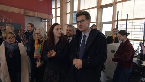 Le ministre de l'enseignement supérieur à l'IUT