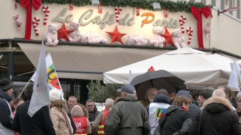 Toujours mobilisés contre l'austérité à Châteauroux
