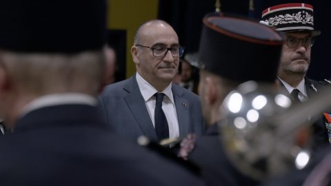 Le ministre de l'intérieur à Bourges pour la Sainte-Barbe