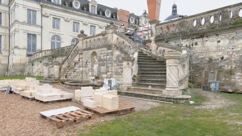 Les travaux du château de Valençay