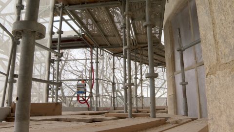 La Tour de la Chaussée en chantier