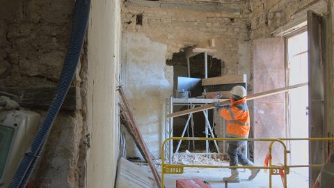 Maison Varaigne : les travaux intérieurs ont commencé