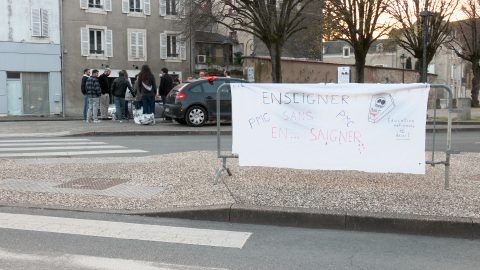 Les enseignants de l'Indre manifestent