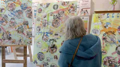 Au Blanc, une fresque pour parler des inégalités femmes-hommes
