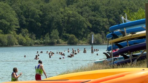 Se baigner en toute sécurité, c'est possible au lac de Sidiailles